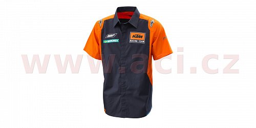 košile REPLICA TEAM KTM, (modrá/oranžová)